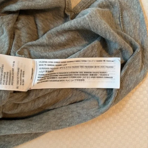 Abercrombie & Fitch Light Green Tie Front Short Sleeve Top - Picture 8 of 8